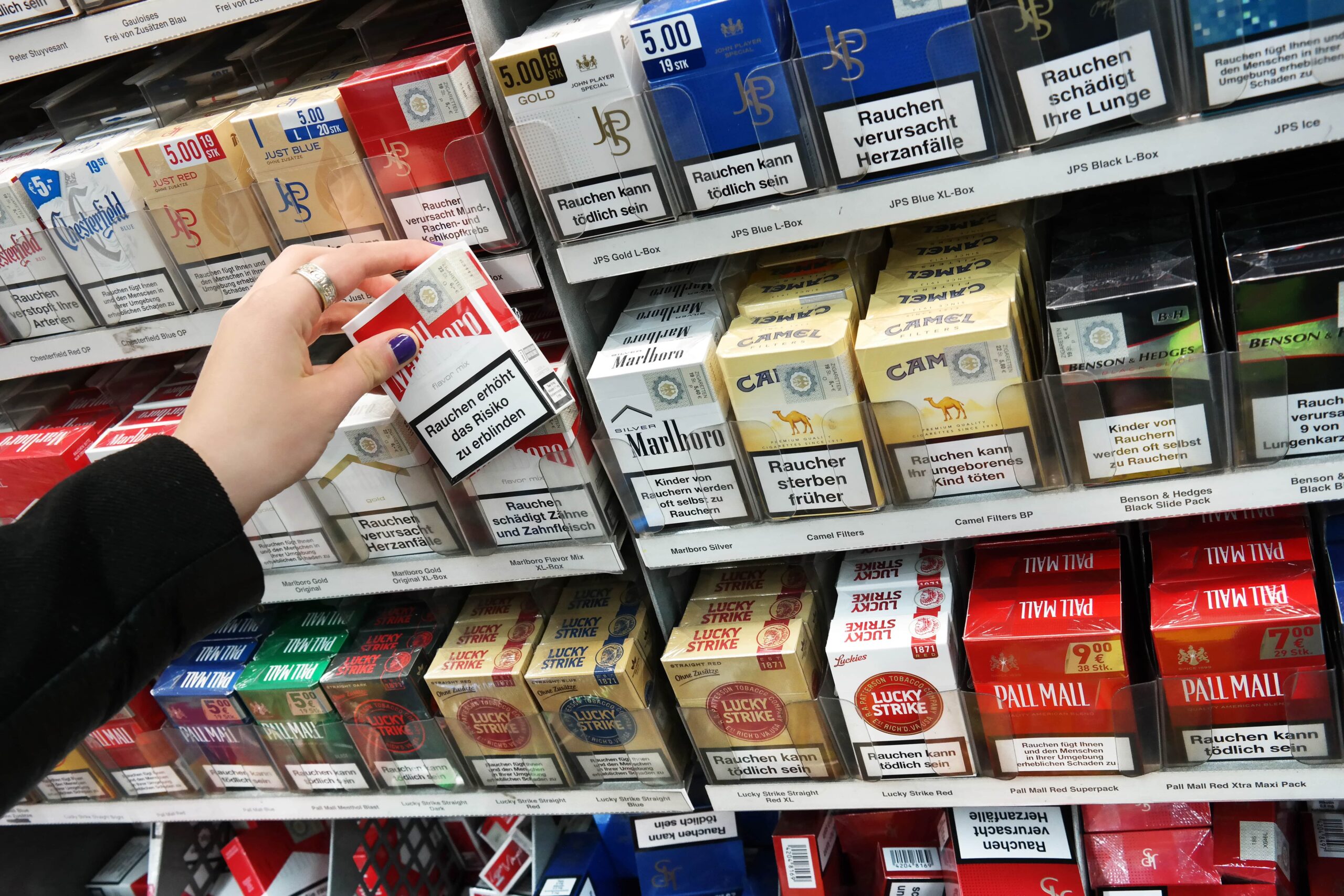 Verbod verkoop tabak supermarkt